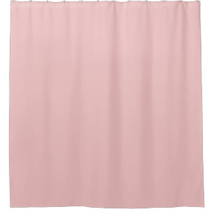 Strawberry Cream Solid Color Print, Pastel Pink Shower Curtain