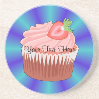 Strawberry Cupcake Coaster