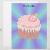 Strawberry Cupcake Letterhead (Front/Back)