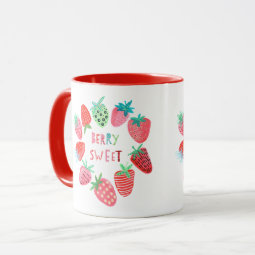 Strawberry Cute Berry Sweet Mug | Zazzle