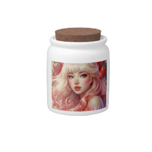 Strawberry cuteness Candy Jar