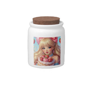 Strawberry cuteness Candy Jar