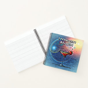 Strawberry Daiquiri (#10 of 12 Drink Recipe Sets)  Notebook