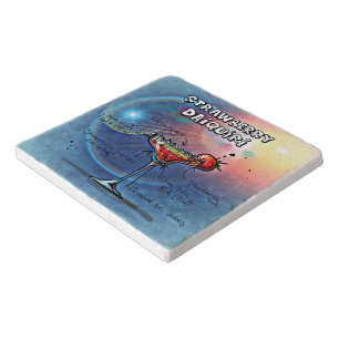 Strawberry Daiquiri (#10 of 12 Drink Recipe Sets) Trivet