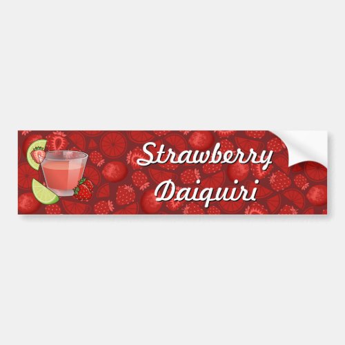 Strawberry Daiquiri Bumper Sticker