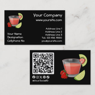 Strawberry Daiquiri Business Card