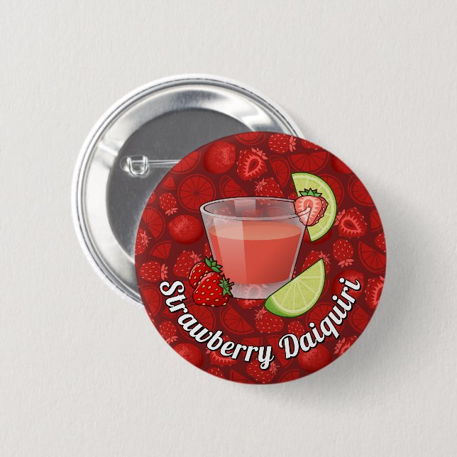 Strawberry Daiquiri Button (Front & Back)