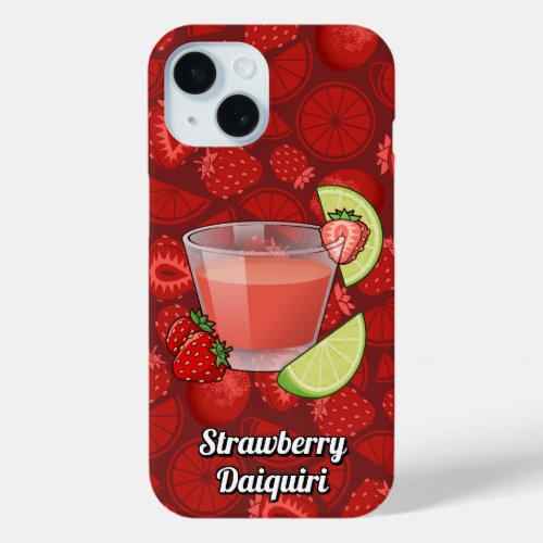 Strawberry Daiquiri iPhone 15 Case