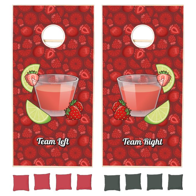 Strawberry Daiquiri Cornhole Set (Set)