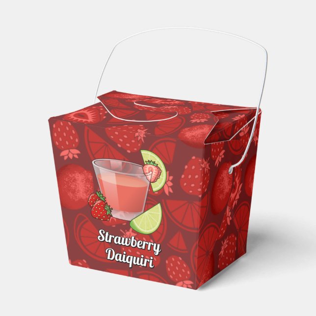 Strawberry Daiquiri Favor Box (Front Side)