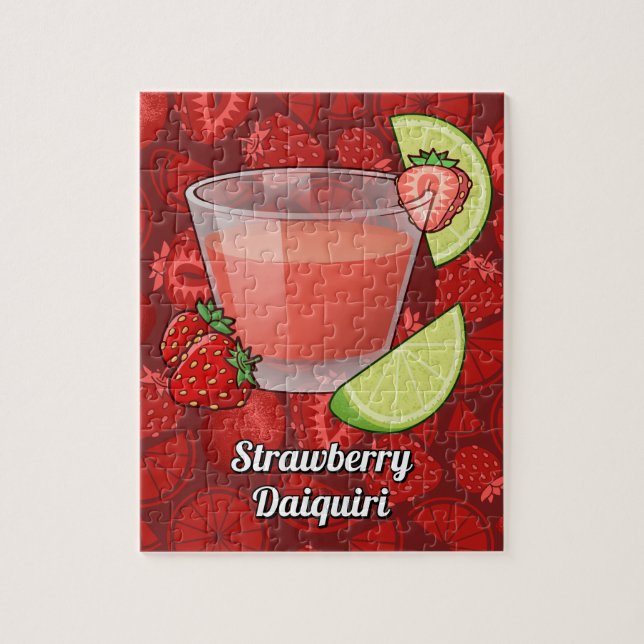 Strawberry Daiquiri Jigsaw Puzzle (Vertical)