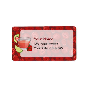 Strawberry Daiquiri Label