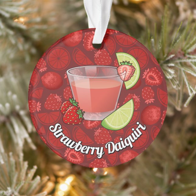 Strawberry Daiquiri Ornament (Tree)