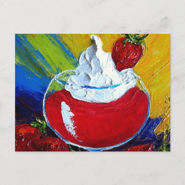 Strawberry Daiquiri Postcard (Front)