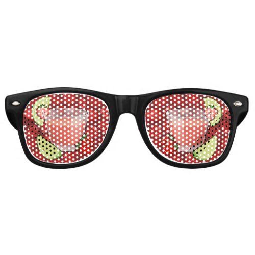 Strawberry Daiquiri Retro Sunglasses