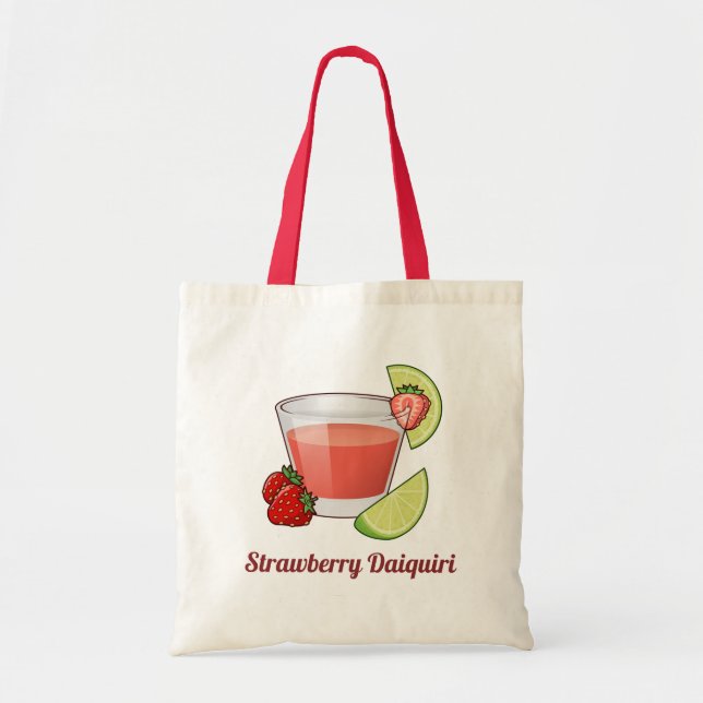 Strawberry Daiquiri Tote Bag (Front)