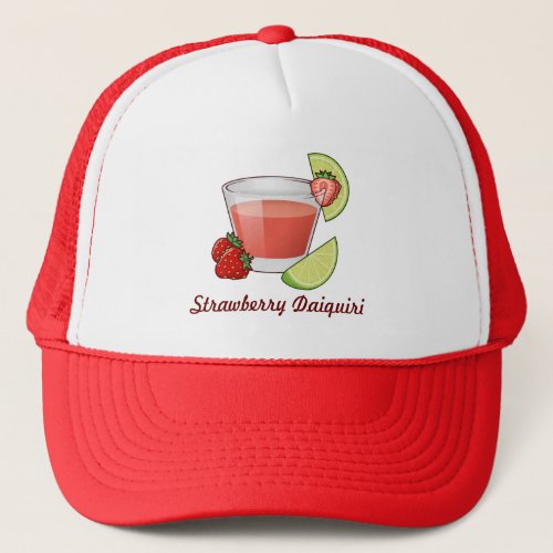 Strawberry Daiquiri Trucker Hat