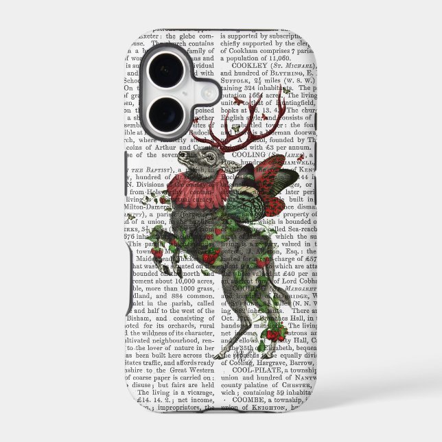 Strawberry Deer Iphone Case (Back)