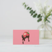 Strawberry Delight! Business Card (Standing Front)