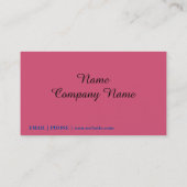 Strawberry Delight! Business Card (Back)