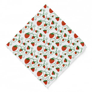Strawberry  Design Dog Bandana 