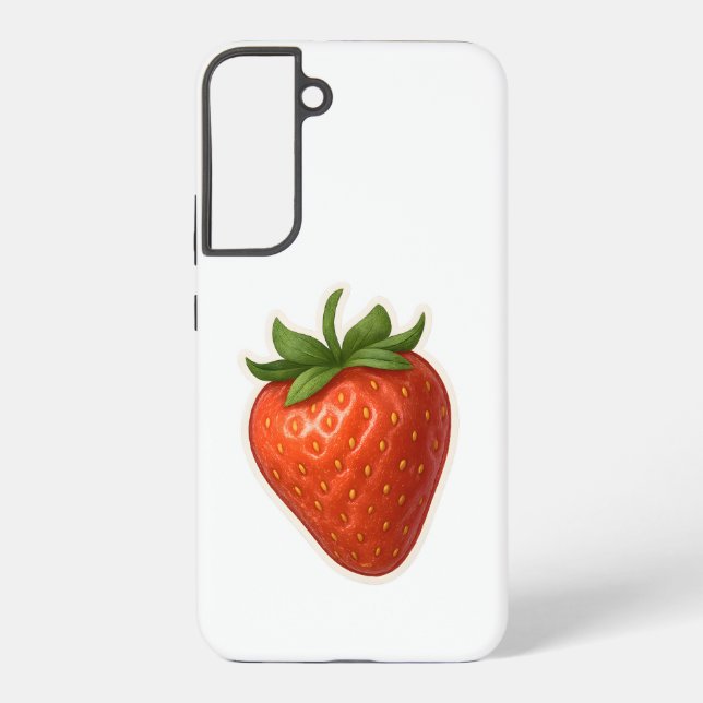 Strawberry Design Samsung Galaxy Case (Back)
