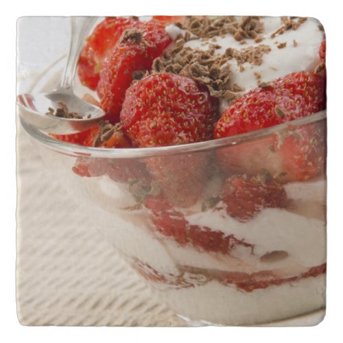 Strawberry Dessert With Fresh Yogurt Trivet