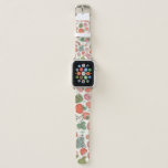 Strawberry Doodle: Hand-Drawn Seamless Pattern Apple Watch Band