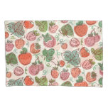 Strawberry Doodle: Hand-Drawn Seamless Pattern Pillow Case