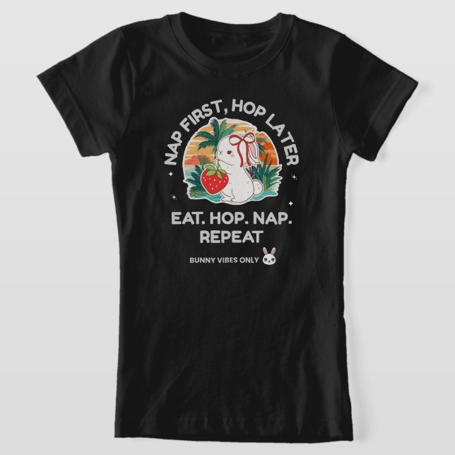 Strawberry Dream Bunny T-Shirt (Laydown)