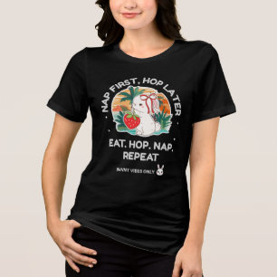 Strawberry Dream Bunny Tri-Blend Shirt