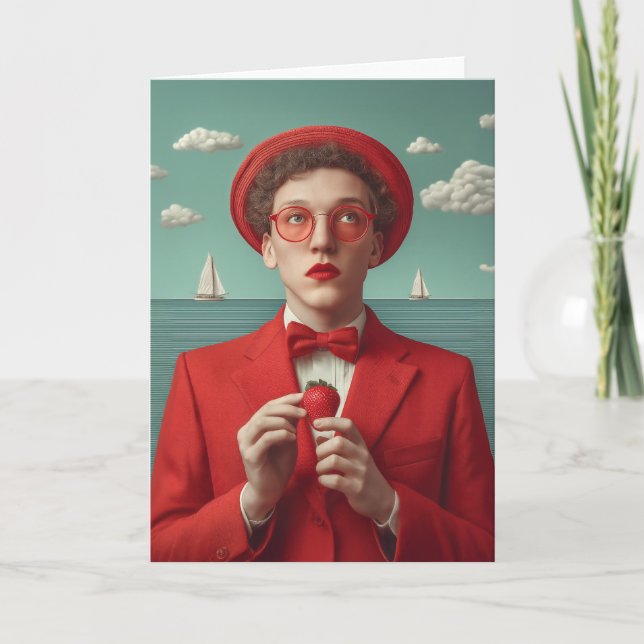 Strawberry Dream in Red Card (Front)