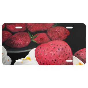 Strawberry Dream License Plate