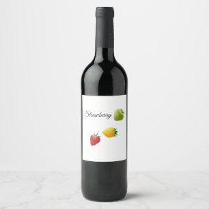 Strawberry Dreams Berry Sweet Adventures The Straw Wine Label