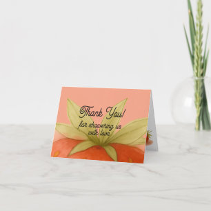 Strawberry Dreams Folded Thank You Card
