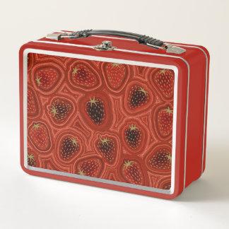 Strawberry Dreams  Metal Lunch Box