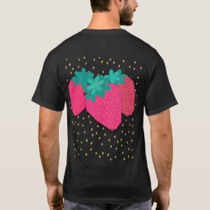 Strawberry effortlesli Graphic Tee Basic T-Shirt