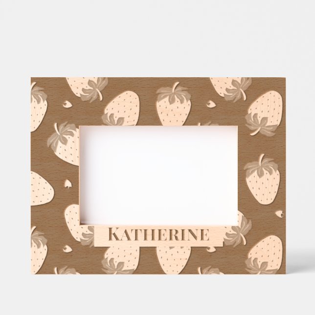 Strawberry Engraved Frames (Front)