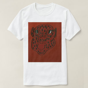 Strawberry Face Character Art T-Shirt