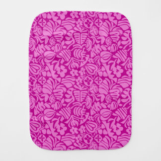 Strawberry Fantasy in pink Baby Burp Cloth