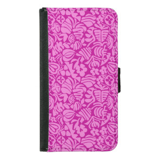 Strawberry Fantasy in pink Samsung Galaxy S5 Wallet Case