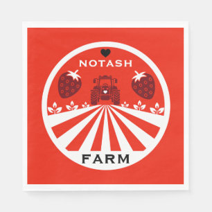 Strawberry Farm Shop Napkins