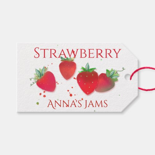 Strawberry Farm to Table Gift Tags