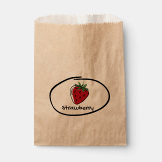 Strawberry Favor bags