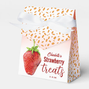 Strawberry Favor Boxes