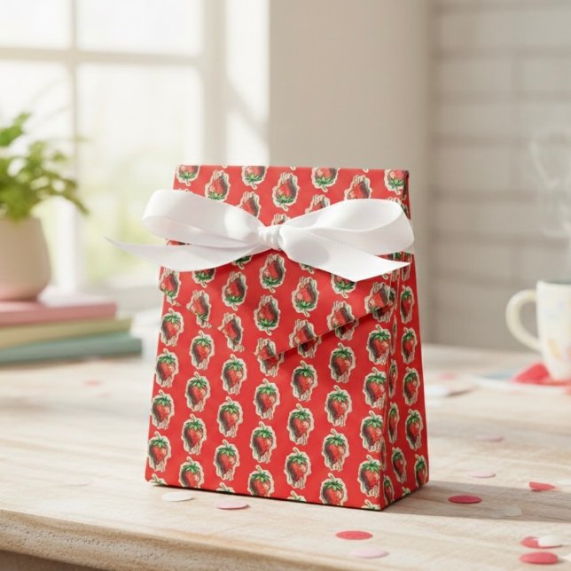 Strawberry Favor Boxes (Creator Uploaded)