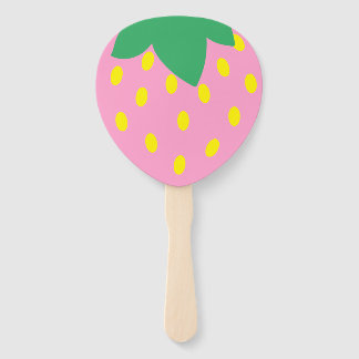 Strawberry Favors Hand Fan