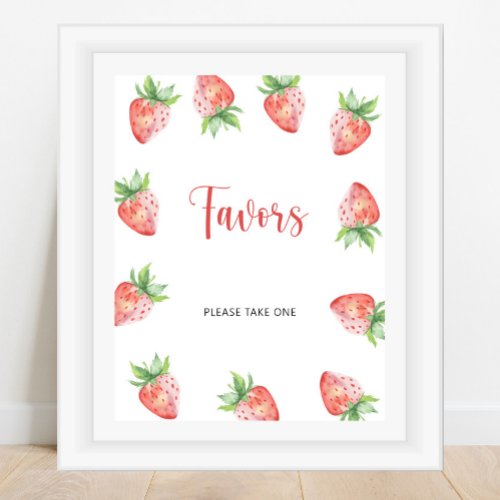 Strawberry   Favors Poster