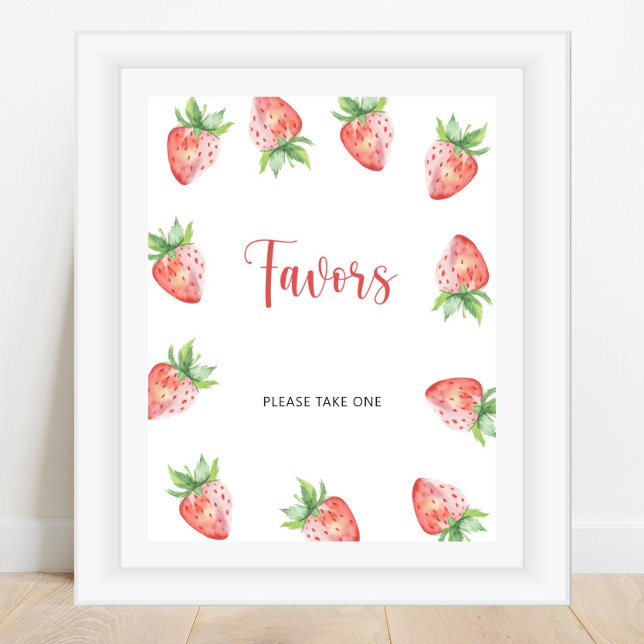Strawberry \  Favors Poster (Creator Uploaded)