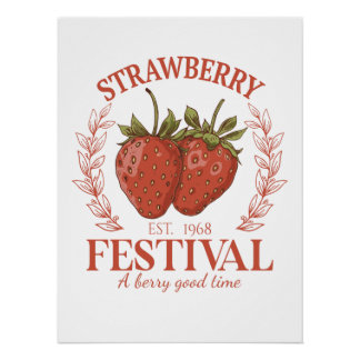 Strawberry Festival Poster